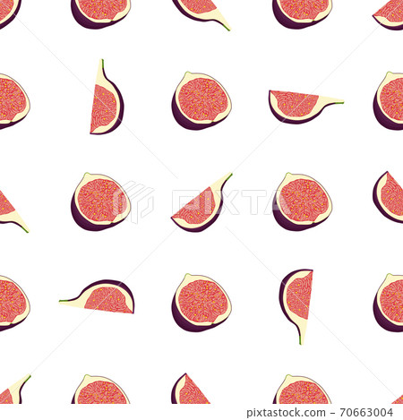 Illustration on theme big colored seamless purple fig Illustration on theme big colored seamless purple fig 70663004