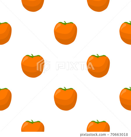 Illustration on theme big colored seamless persimmon 70663018