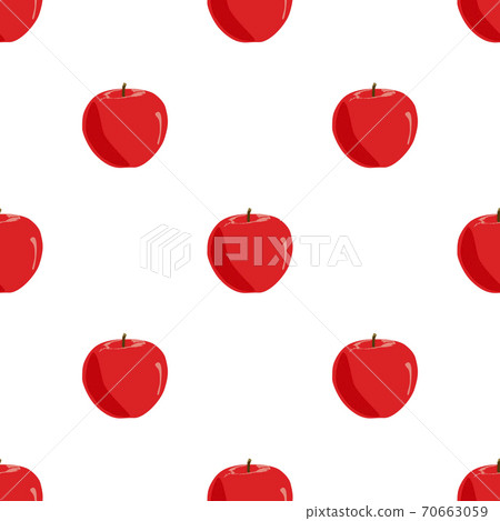 Illustration on theme big colored seamless apple 70663059