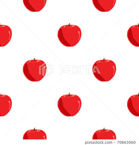 Illustration on theme big colored seamless apple Illustration on theme big colored seamless apple 70663060