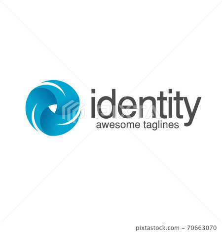 Abstract circle network technology logo, vector unique abstract circle logo template concept illustration Abstract circle network technology logo, vector unique abstract circle logo template concept illustration 70663070