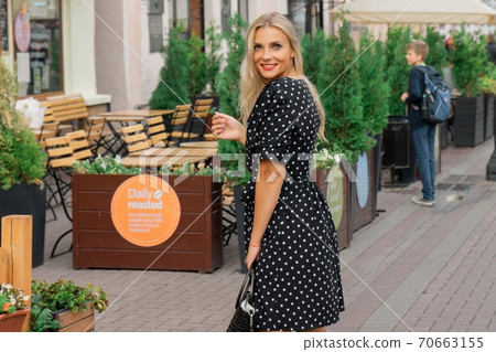 Sexy woman on street Sexy woman on street 70663155