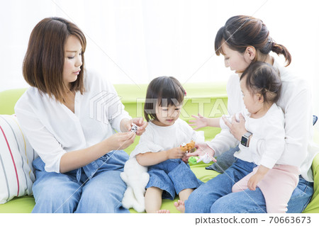 parent and child playing parent and child playing 70663673