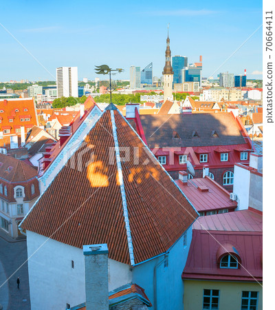 Tallinn Old Town skyline Estonia Tallinn Old Town skyline Estonia 70664411