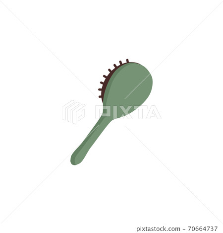 Icon of brush for care horse body a vector isolated illustration Icon of brush for care horse body a vector isolated illustration 70664737