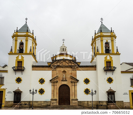 Parish of Nuestra Senora del Socorro in Ronda. Andalusia, Spain. Parish of Nuestra Senora del Socorro in Ronda. Andalusia, Spain. 70665032