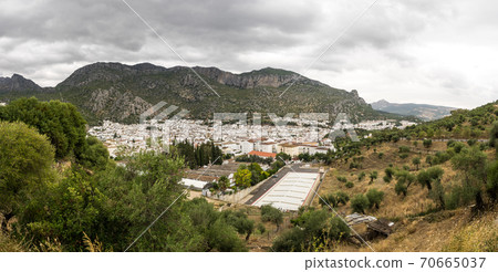 Ubrique, Cadiz. Spain. White villages of Andalusia in the park of Alcornocales 70665037