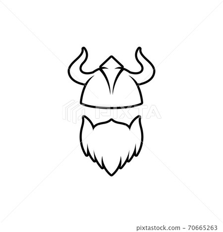 viking head logo and symbol vector image viking head logo and symbol vector image 70665263