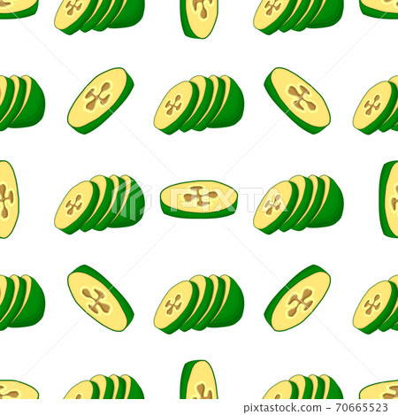 Illustration on theme big colored seamless feijoa Illustration on theme big colored seamless feijoa 70665523