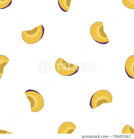 Illustration on theme big colored seamless purple plum 70665562