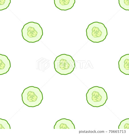 Illustration on theme of bright pattern green cucumber 70665713