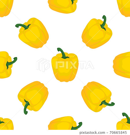 Illustration on theme of bright pattern bell pepper 70665845