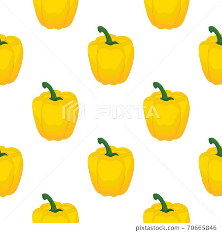 Illustration on theme of bright pattern bell pepper 70665846