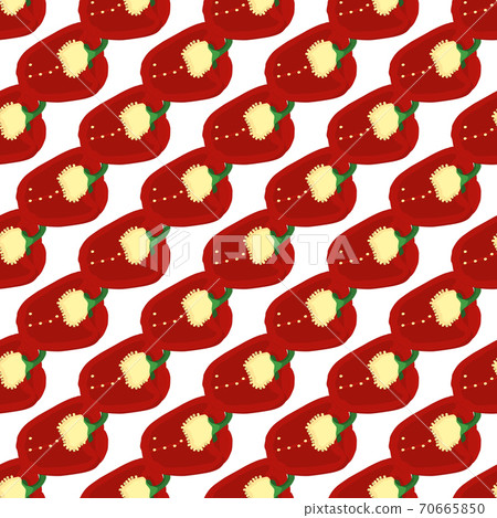 Illustration on theme of bright pattern bell pepper Illustration on theme of bright pattern bell pepper 70665850