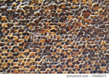 Drop of bee honey drip from hexagonal honeycombs Drop of bee honey drip from hexagonal honeycombs 70666073