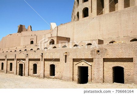 Herat Citadel in Herat, Afghanistan. The fort dates back to the 15th century. The castle was restored in the 1970s and a renovation completed in 2011. Historical tourist sight in western Afghanistan. Herat Citadel in Herat, Afghanistan. The fort dates back to the 15th century. The castle was restored in the 1970s and a renovation completed in 2011. Historical tourist sight in western Afghanistan. 70666164