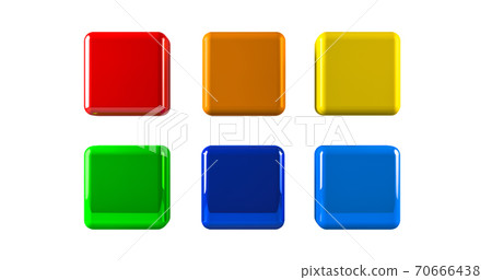 3d rendering, Mock up of applications and icon template set, blank empty space for your logo, shiny reflection texture, isolated on white background. 3d rendering, Mock up of applications and icon template set, blank empty space for your logo, shiny reflection texture, isolated on white background. 70666438
