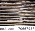 Close-up wooden texture wicker pattern 70667987