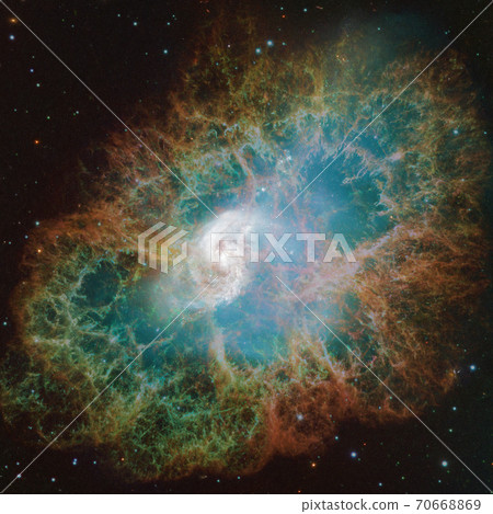 Cosmic art. Science fiction wallpaper. Elements of this image furnished by NASA 70668869