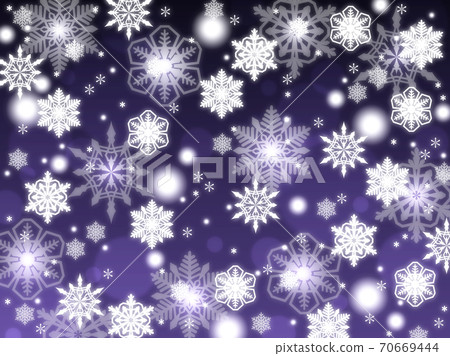 雪的插圖的背景 70669444