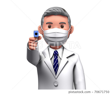 醫生測量溫度2 醫生測量溫度2 70671750