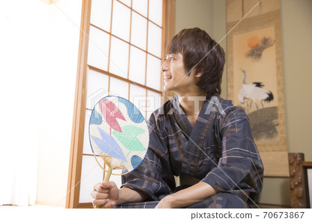man in yukata man in yukata 70673867