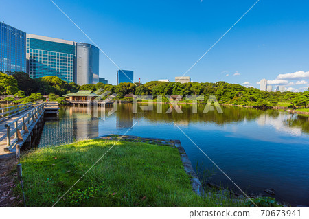 Tokyo Garden Tour Special Place of Scenic, Hamarikyu Gardens, Chuo-ku, Tokyo, Shiodome, Tokyo Garden Tour Special Place of Scenic, Hamarikyu Gardens, Chuo-ku, Tokyo, Shiodome, 70673941