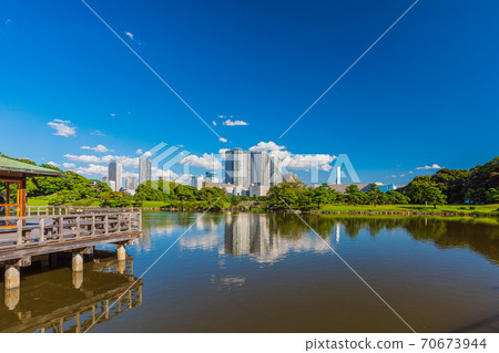 Tokyo Garden Tour Special Place of Scenic, Hamarikyu Gardens, Chuo-ku, Tokyo, Shiodome, Tokyo Garden Tour Special Place of Scenic, Hamarikyu Gardens, Chuo-ku, Tokyo, Shiodome, 70673944