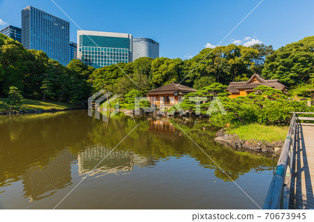 Tokyo Garden Tour Special Place of Scenic, Hamarikyu Gardens, Chuo-ku, Tokyo, Shiodome, Tokyo Garden Tour Special Place of Scenic, Hamarikyu Gardens, Chuo-ku, Tokyo, Shiodome, 70673945