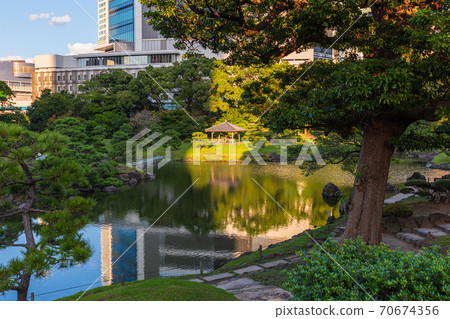 Tokyo garden tour, national scenic spot, former Shiba Rikyu Garden, Minato-ku, Tokyo, Kaigan, Hamamatsucho 70674356