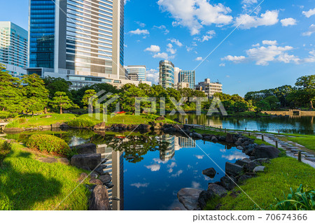Tokyo garden tour, national scenic spot, former Shiba Rikyu Garden, Minato-ku, Tokyo, Kaigan, Hamamatsucho 70674366