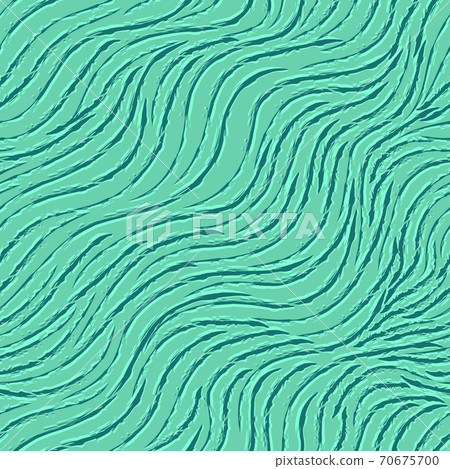 Seamless diagonal vector pattern of smooth lines with torn edges. Bright texture trend Aqua Menthe color Seamless diagonal vector pattern of smooth lines with torn edges. Bright texture trend Aqua Menthe color 70675700