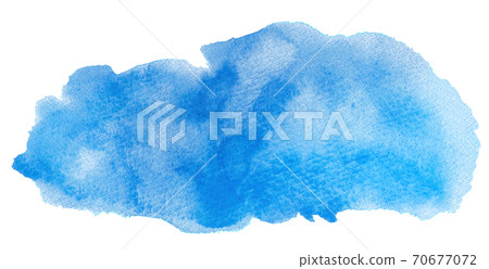 Watercolor background blue bleeding 70677072