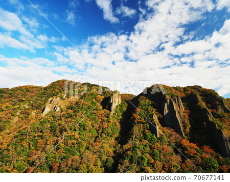 Tachikuekyo of autumn leaves Tachikuekyo of autumn leaves 70677141