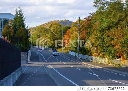 Autumn foothills 70677222