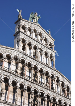 Church San Michele in Lucca, Tuscany, Italy, Europe Church San Michele in Lucca, Tuscany, Italy, Europe 70677631