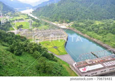 Tadami Dam, Tagokura Dam and surrounding scenery Tadami Dam, Tagokura Dam and surrounding scenery 70678481