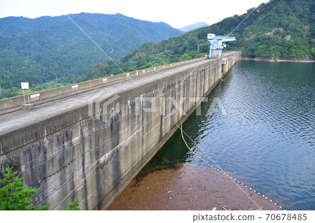 Tadami Dam, Tagokura Dam and surrounding scenery Tadami Dam, Tagokura Dam and surrounding scenery 70678485