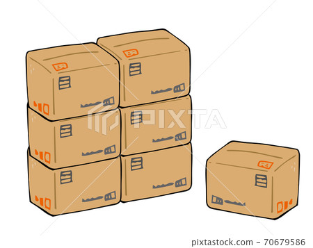 紙箱堆疊,庫存倉庫,移動 紙箱堆疊,庫存倉庫,移動 70679586