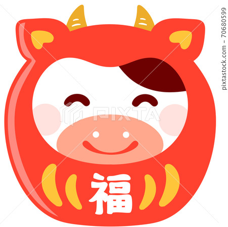 Cow Daruma Cow Daruma 70680599