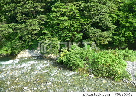 Scenery from the Joetsu Line train window from Minakami Station to Muikamachi Station 70680742