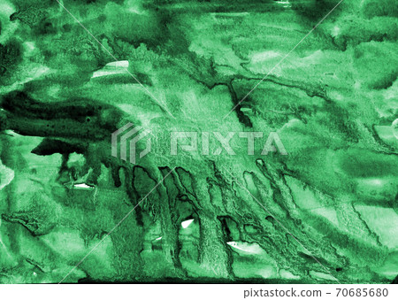 Abstract green watercolor on paper texture as background Abstract green watercolor on paper texture as background 70685680