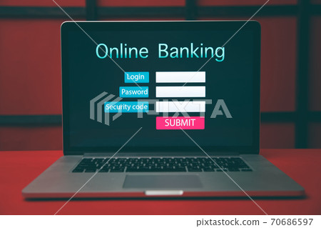 Online banking payment concept 70686597