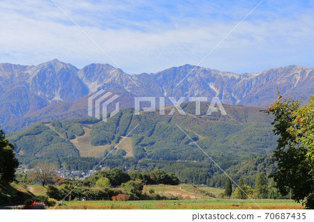 白馬村：從Nohira看秋天的白馬三山 70687435