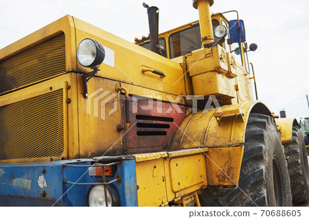 heavy construction loader bulldozer at construction area 70688605