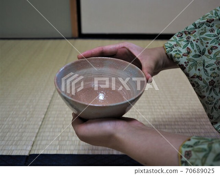 茶道和服素材 茶道和服素材 70689025