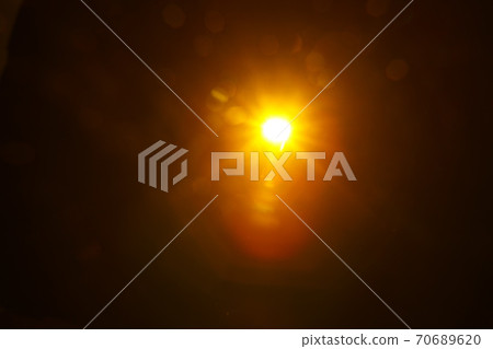 Abstract Natural Sun flare on the black Abstract Natural Sun flare on the black 70689620
