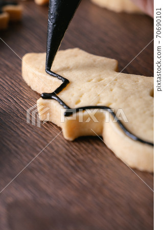 Halloween decoration cookie bat painting Decorating cookie ハロウィン クッキー かぼちゃ Halloween decoration cookie bat painting Decorating cookie ハロウィン クッキー かぼちゃ 70690101