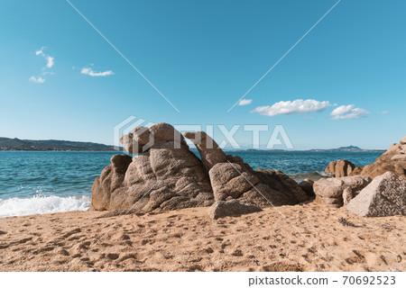 Cala Ginepro beach in Sardinia, Italy 70692523
