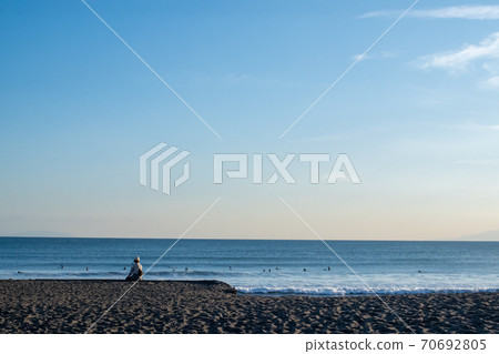 湘南/海岸/地平線和衝浪者 湘南/海岸/地平線和衝浪者 70692805